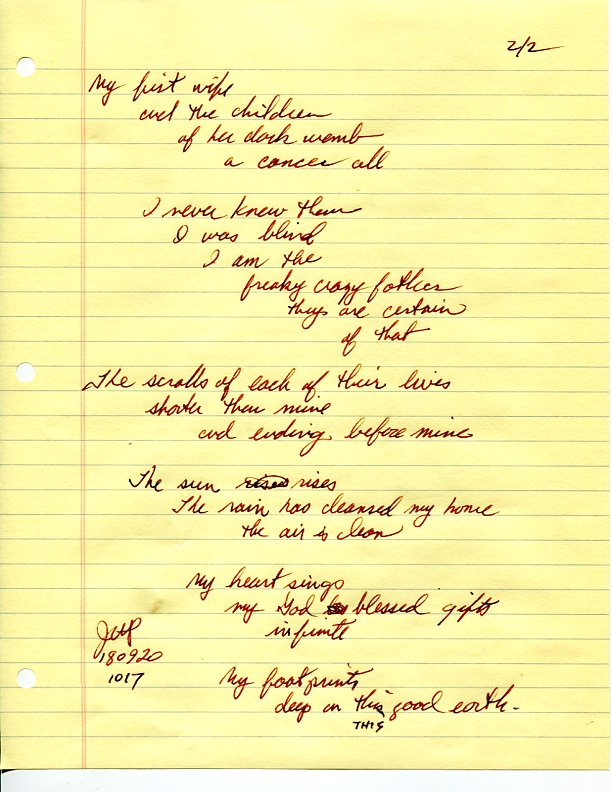 John WorldPeace Poems 2018